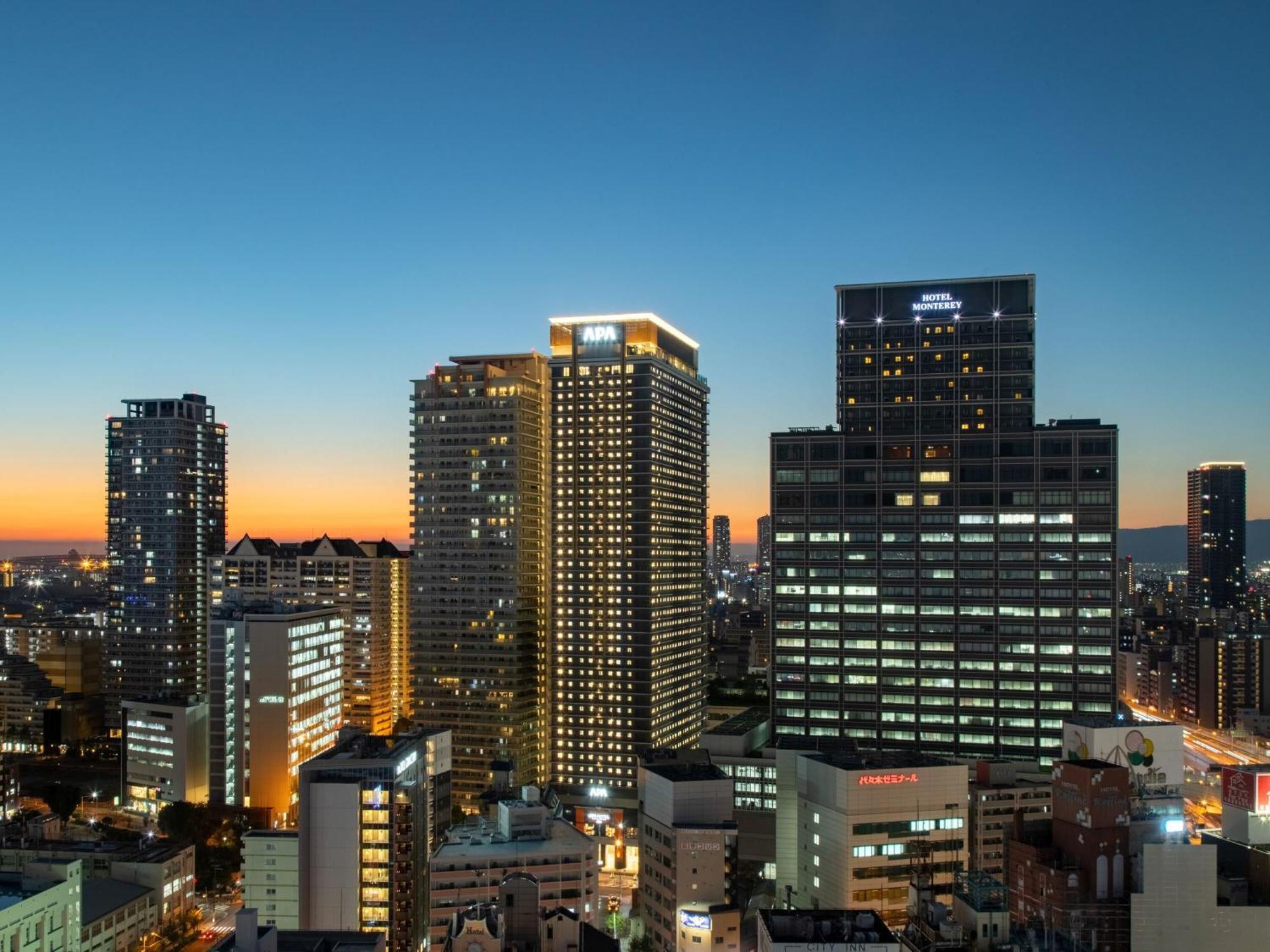 Apa Hotel & Resort Osaka Namba Ekimae Tower Exteriör bild